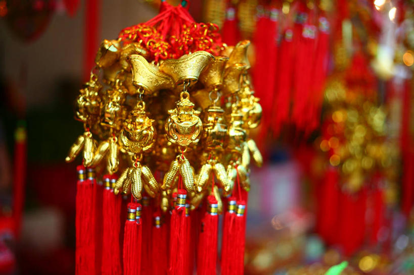 无人,横图,室外,特写,白天,新加坡,春节,吊挂,悬挂,庆祝,装饰,首都,挂,红色,摄影,中国文化,新加坡市,美术工艺,彩图,传统文化