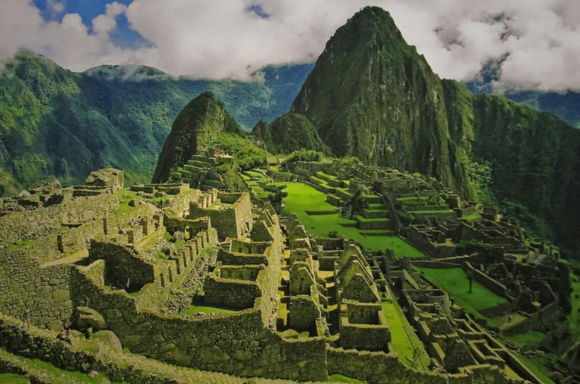 无人,横图,俯视,室外,白天,山脉,建筑,秘鲁,乡村,云,历史,废墟,天空,自然,摄影,宁静,马丘比丘,古代文明,彩图,高角度拍摄