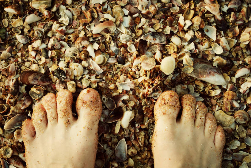 一个人,横图,室外,特写,白天,巴西,沙子,赤脚,摄影,肮脏,部分,足,邋遢,龌龊,污秽,海滩,彩图