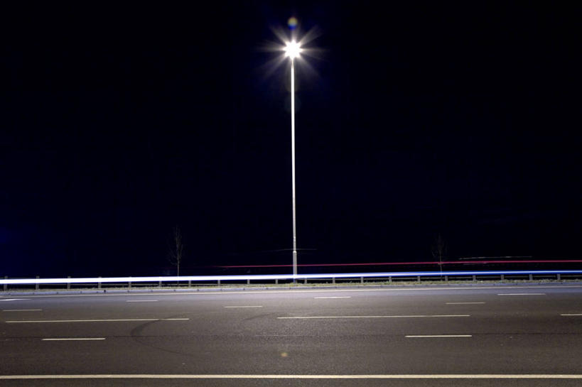 无人,横图,室外,夜晚,路灯,英国,分界线,天空,运输,摄影,宁静,照亮,彩图