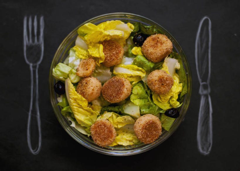 无人,横图,特写,餐桌,意大利,叉,食品,汉堡包,盘子,摄影,清新,黄油刀,健康食物,托斯卡纳区,海产,彩图