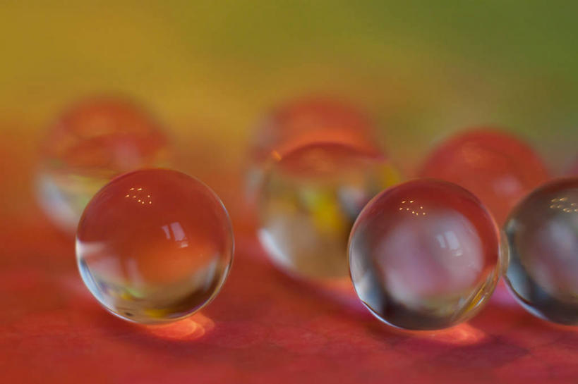 无人,横图,特写,德国,透明,反射,圆形,珠子,摄影,脆弱,彩图