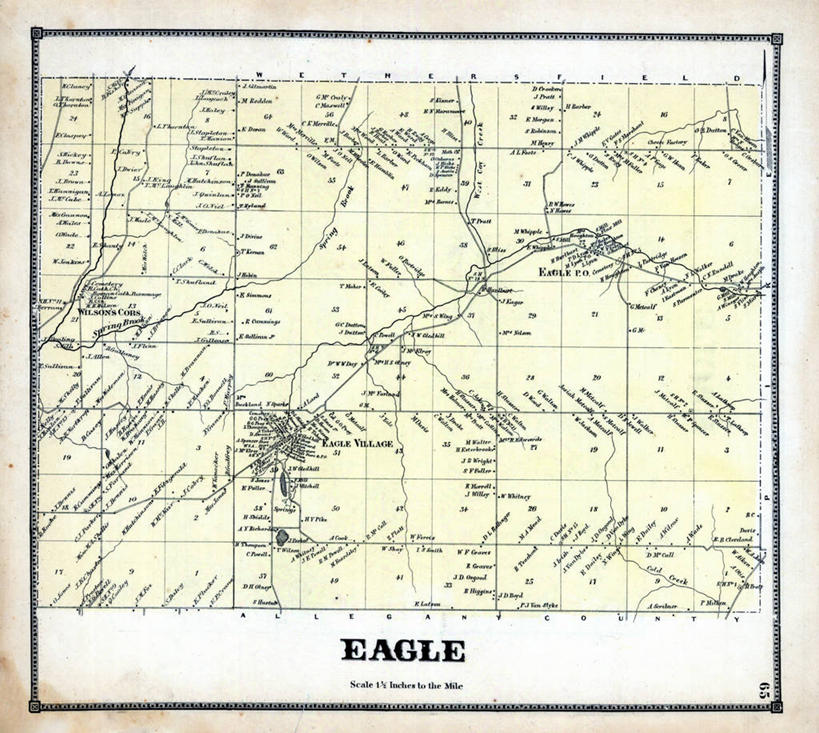 无人,横图,地图,历史,古董,纽约州,彩图