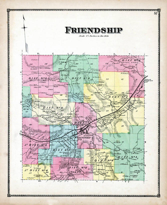 无人,竖图,友谊,地图,历史,古董,纽约州,彩图