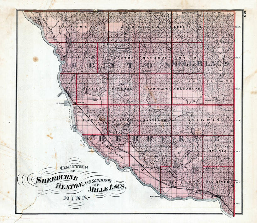 无人,横图,地图,历史,古董,明尼苏达,彩图