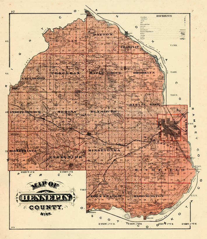 无人,竖图,地图,历史,古董,明尼苏达,彩图