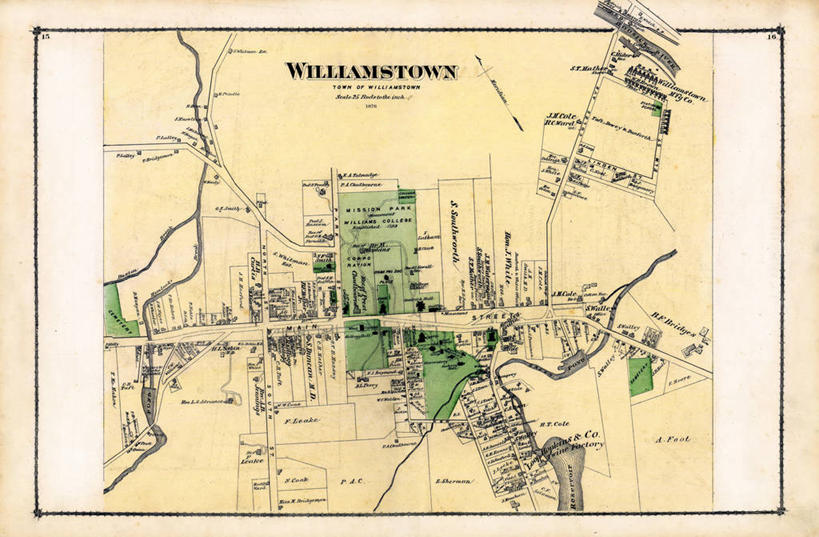无人,横图,地图,历史,古董,马萨诸塞,彩图