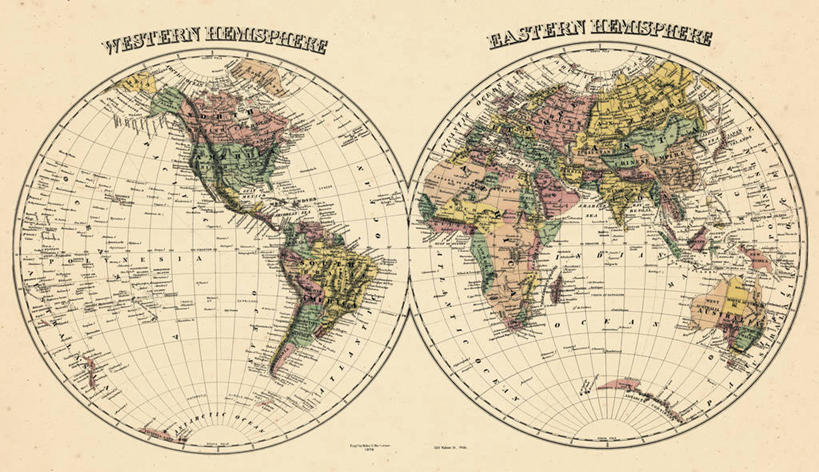 无人,横图,地图,世界地图,历史,古董,彩图,旅行
