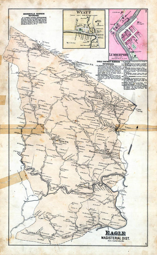 无人,竖图,地图,城镇,历史,古董,西弗吉尼亚,彩图