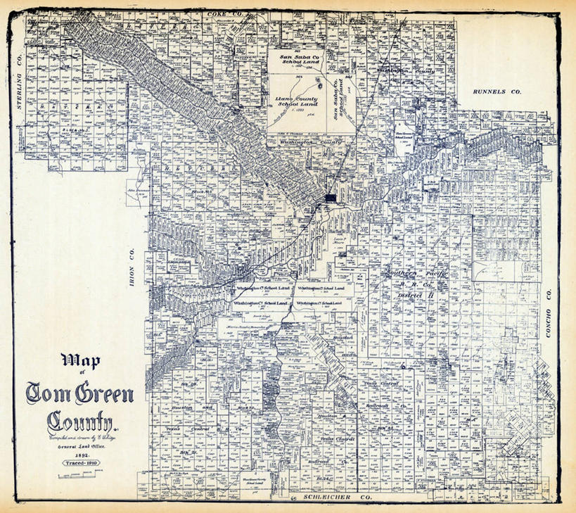 无人,横图,地图,历史,古董,德克萨斯,彩图