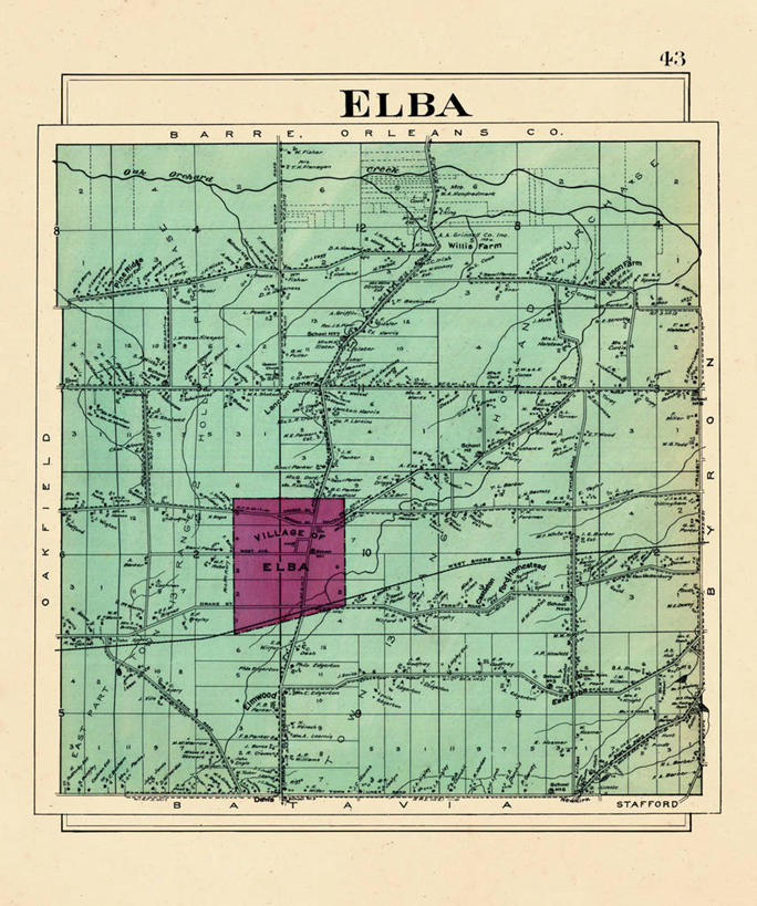 无人,竖图,地图,历史,古董,纽约州,厄尔巴岛,彩图