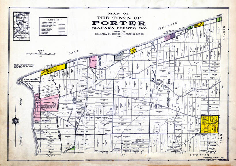 无人,横图,地图,历史,古董,纽约州,彩图,门房