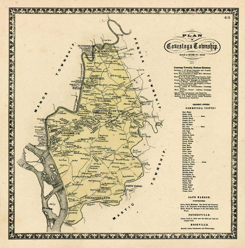 无人,竖图,地图,正方形,历史,古董,宾夕法尼亚,彩图