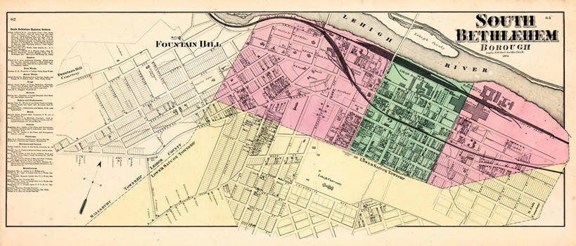无人,横图,全景,地图,城镇,历史,古董,宾夕法尼亚,彩图