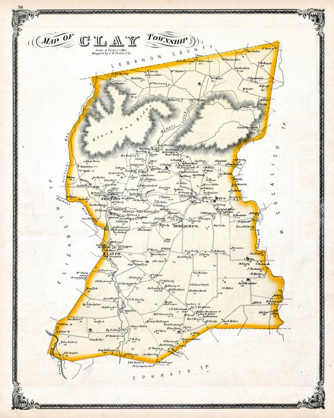 无人,竖图,地图,城镇,历史,古董,粘土,宾夕法尼亚,彩图