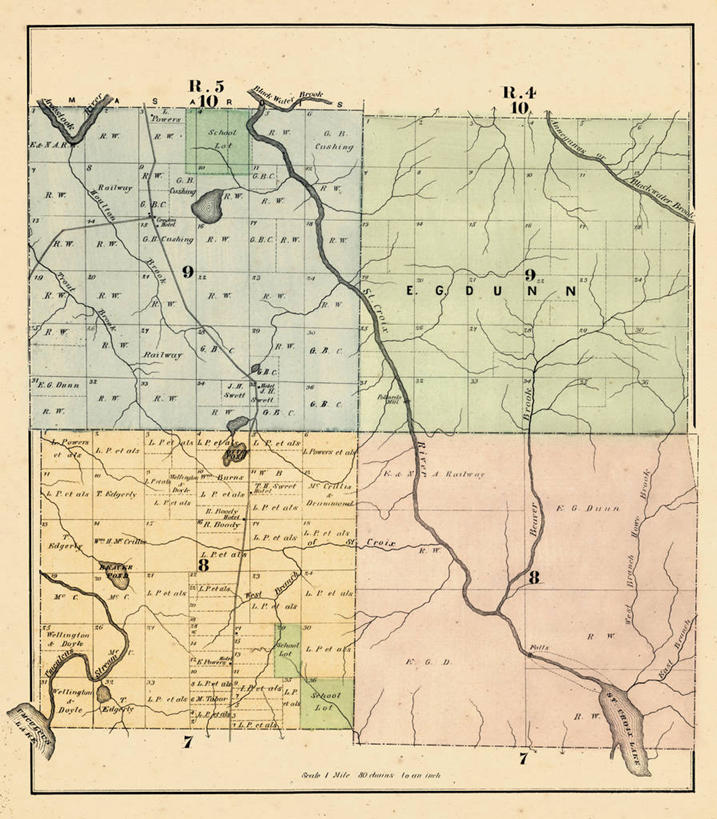 无人,竖图,地图,历史,古董,缅因州,彩图