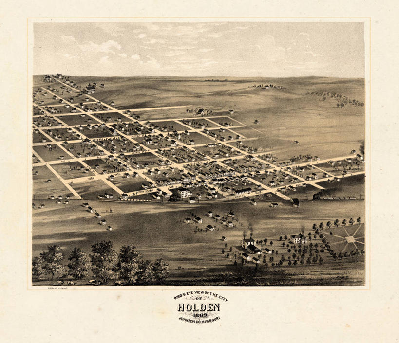 无人,横图,俯视,地图,历史,古董,密苏里,彩图,高角度拍摄