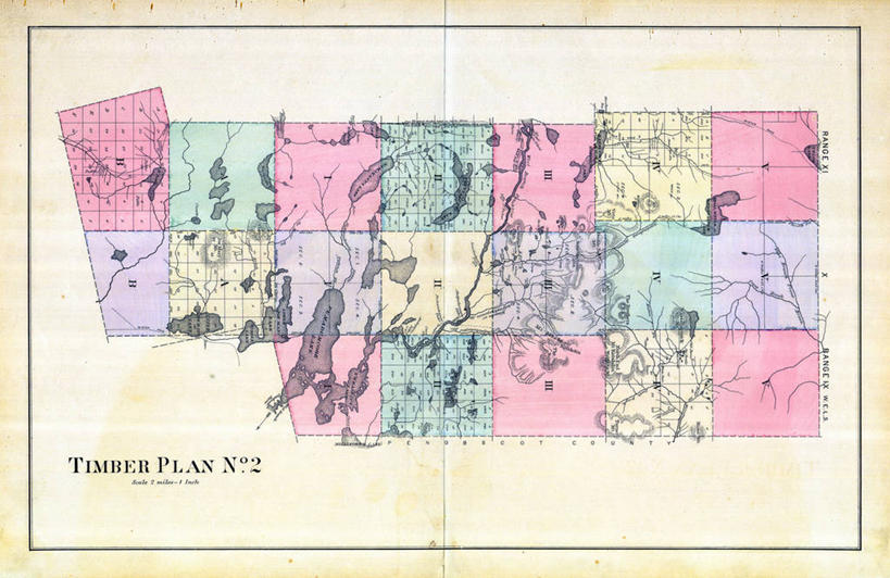 无人,横图,地图,木材,历史,古董,缅因州,彩图