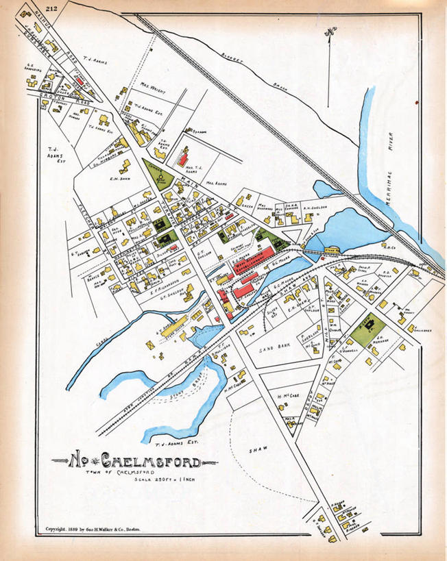 无人,竖图,地图,城镇,历史,古董,马萨诸塞,彩图,切姆斯福德