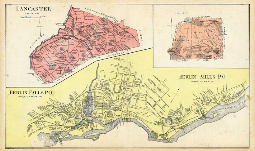 无人,横图,地图,美国,城镇,历史,古董,北美,北美洲,美洲,新罕布什尔州,北亚美利加洲,亚美利加洲,新罕布什尔,新罕布夏州,花岗岩州,花冈岩之州,滑雪之州,新英格兰,兰开斯特,纽英仑,彩图,美利坚合众国