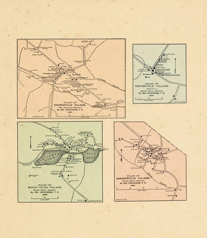 无人,竖图,地图,城镇,历史,古董,维吉尼亚,彩图