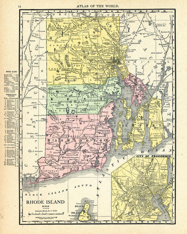 无人,竖图,地图,历史,古董,罗得岛,普罗维登斯,彩图