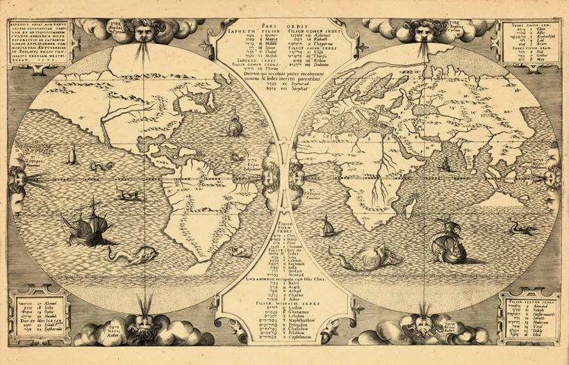 无人,横图,地图,世界地图,历史,古董,彩图,旅行