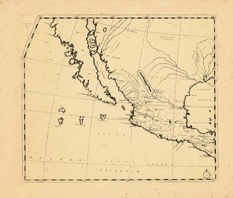 无人,横图,地图,墨西哥,美国,历史,古董,北美,彩图,旅行
