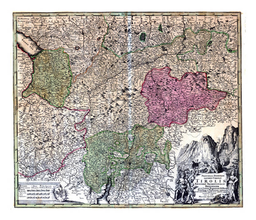 无人,横图,地图,历史,古董,北美,彩图