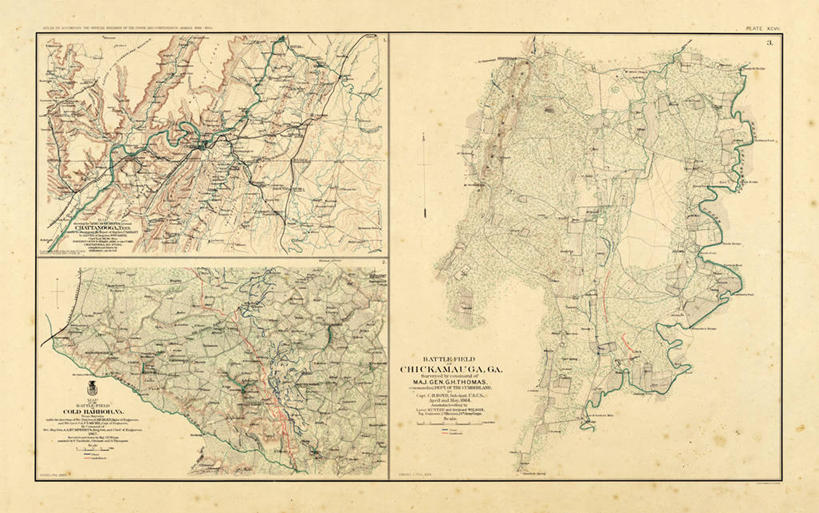 无人,横图,地图,历史,古董,北美,内战,彩图