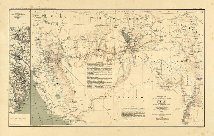 无人,横图,地图,历史,古董,北美,内战,彩图