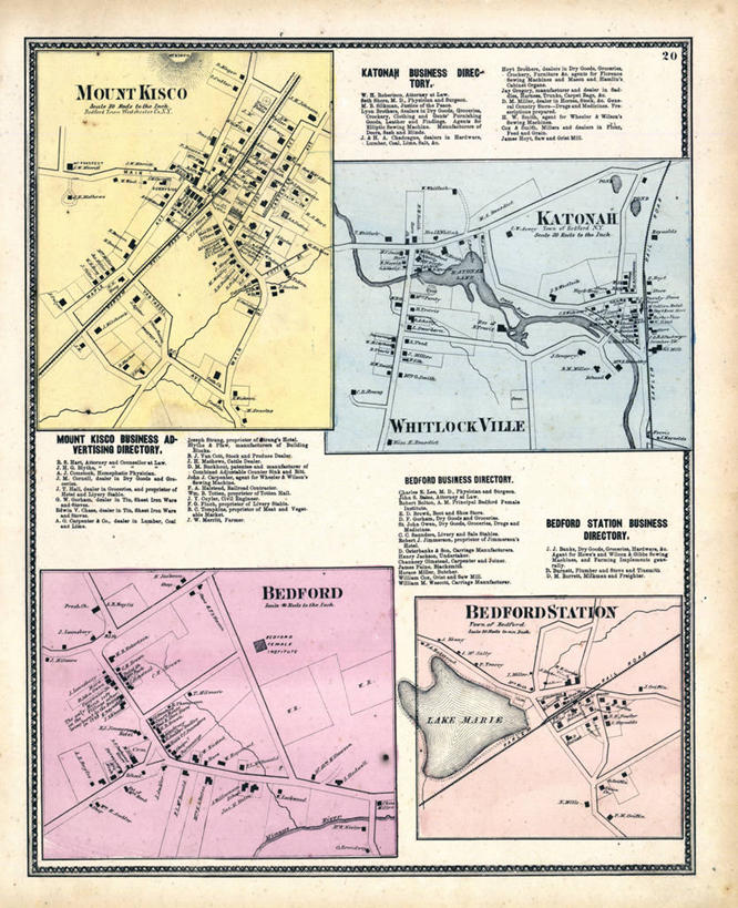 无人,竖图,地图,城镇,历史,古董,纽约州,贝德福德,彩图,地图学
