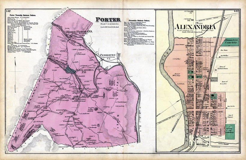 无人,横图,地图,城镇,历史,古董,宾夕法尼亚,彩图,地图学,门房