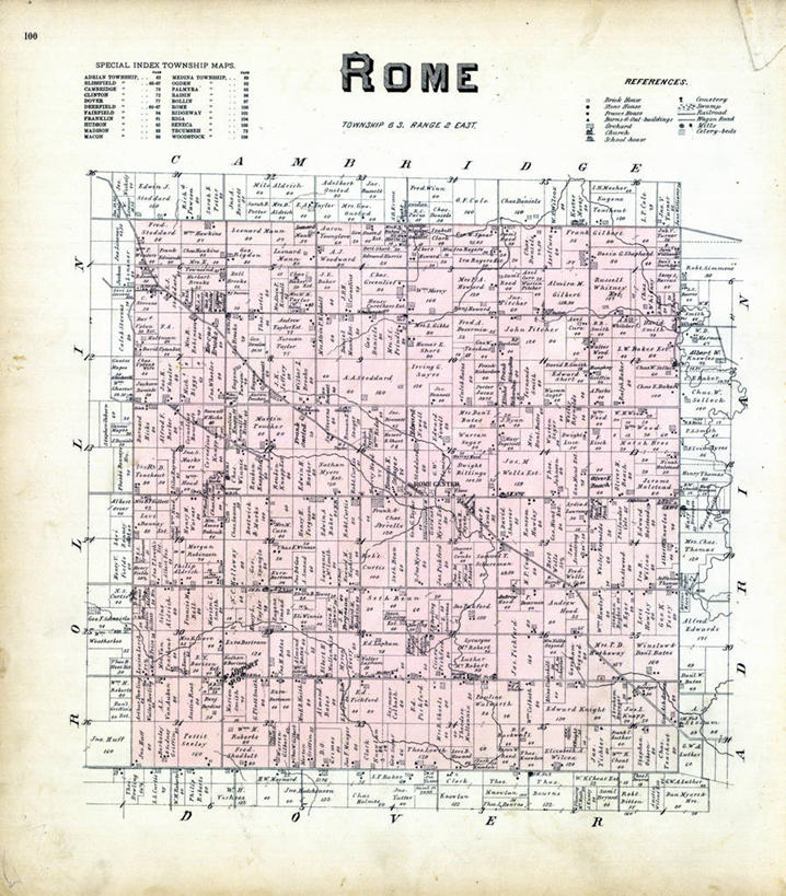 无人,竖图,地图,罗马,美国,历史,古董,北美,北美洲,美洲,北亚美利加洲,亚美利加洲,密歇根,密歇根州,貂熊州,狼獾之州,狼獾州,彩图,美利坚合众国,地图学