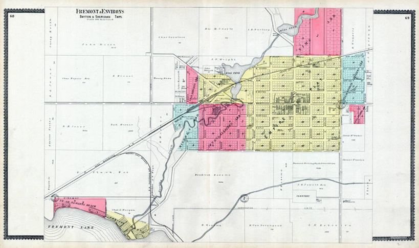无人,横图,地图,美国,城镇,历史,古董,北美,北美洲,加利福尼亚,美洲,加州,加利福尼亚州,金州,黄金州,北亚美利加洲,亚美利加洲,密歇根,密歇根州,貂熊州,狼獾之州,狼獾州,彩图,美利坚合众国,地图学,阿拉梅达县,费利蒙,费利蒙市