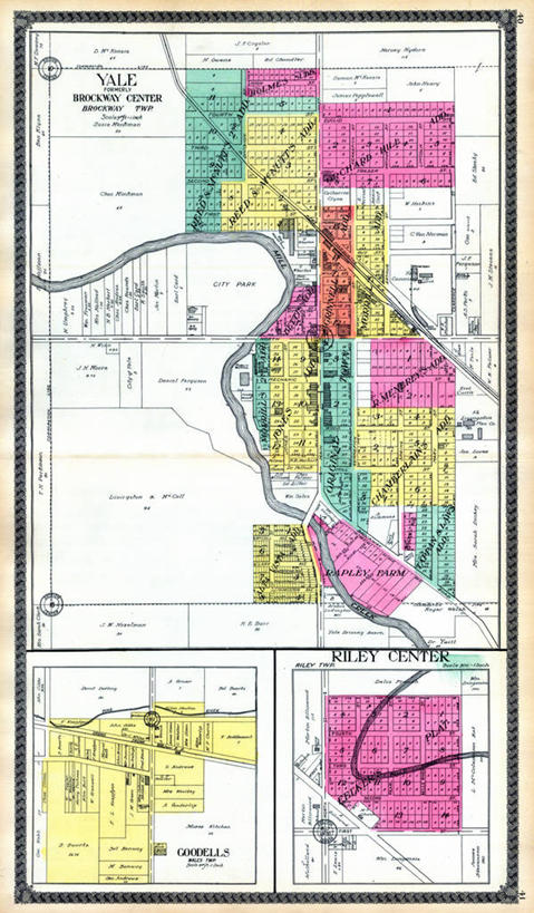 无人,竖图,地图,美国,城镇,历史,古董,北美,北美洲,美洲,北亚美利加洲,亚美利加洲,密歇根,密歇根州,貂熊州,狼獾之州,狼獾州,彩图,耶鲁大学,美利坚合众国,地图学