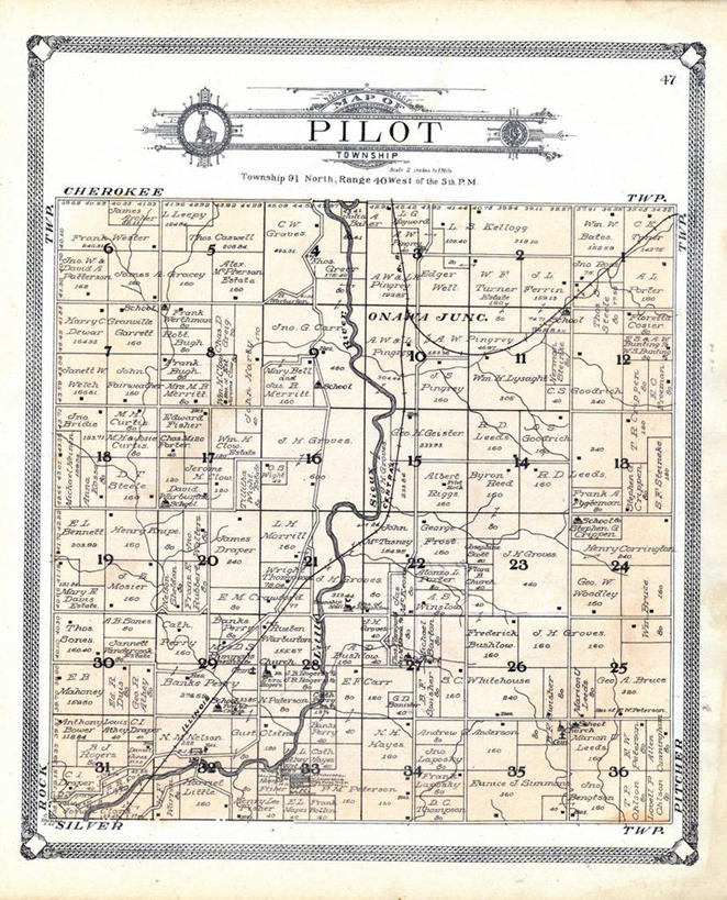 无人,飞行员,竖图,地图,历史,古董,彩图,地图学,爱荷华
