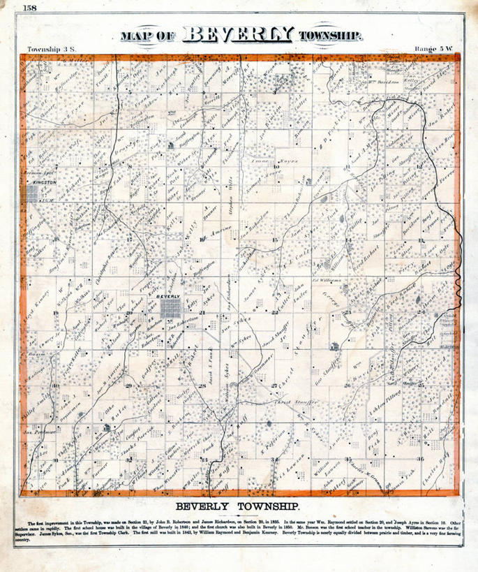 无人,竖图,地图,历史,古董,伊利诺斯州,彩图,地图学,贝弗利