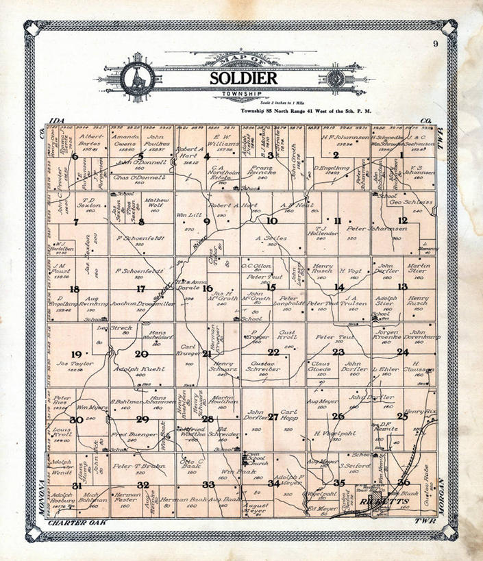无人,竖图,地图,士兵,历史,古董,彩图,地图学,爱荷华