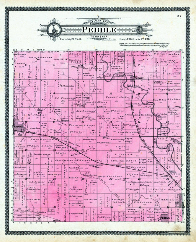 无人,竖图,地图,历史,鹅卵石,古董,内布拉斯加,彩图,地图学