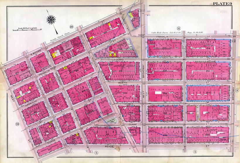 无人,横图,地图,纽约,城镇,曼哈顿,历史,古董,彩图,地图学