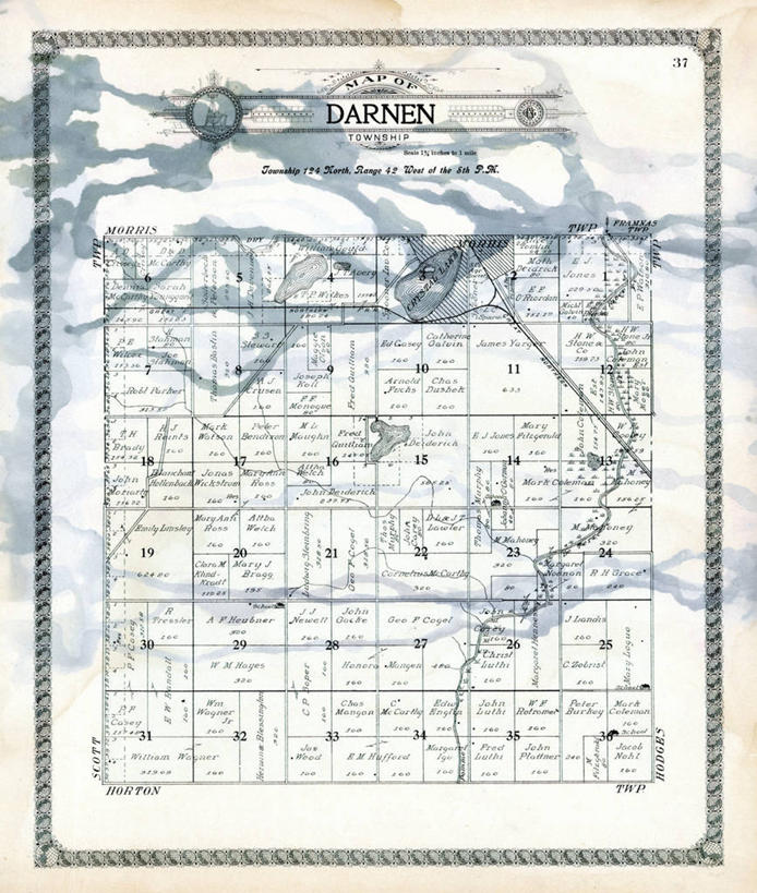 无人,竖图,地图,历史,古董,明尼苏达,莫里斯,彩图,地图学