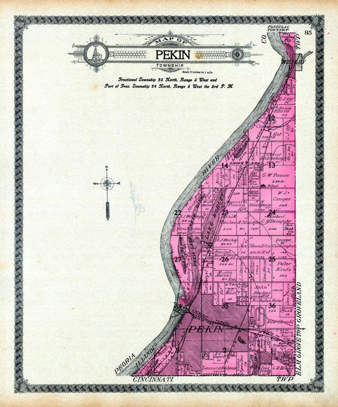 无人,竖图,地图,北京,首都,历史,古董,伊利诺斯州,彩图,地图学