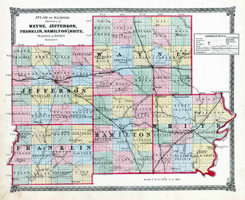 无人,横图,地图,历史,白色,古董,伊利诺斯州,彩图,多义词,地图学