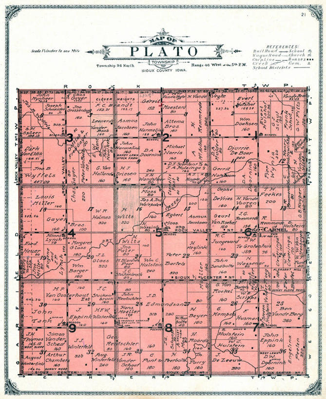 无人,竖图,地图,历史,古董,柏拉图,彩图,地图学,爱荷华