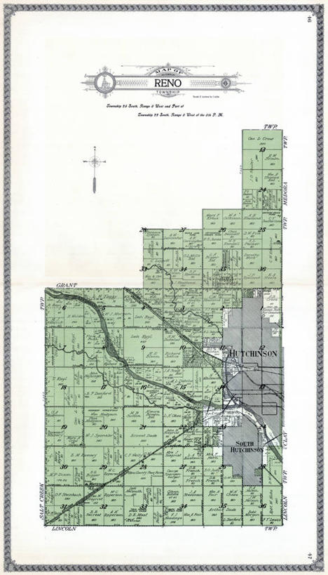 无人,竖图,地图,历史,古董,堪萨斯,里诺,彩图,地图学