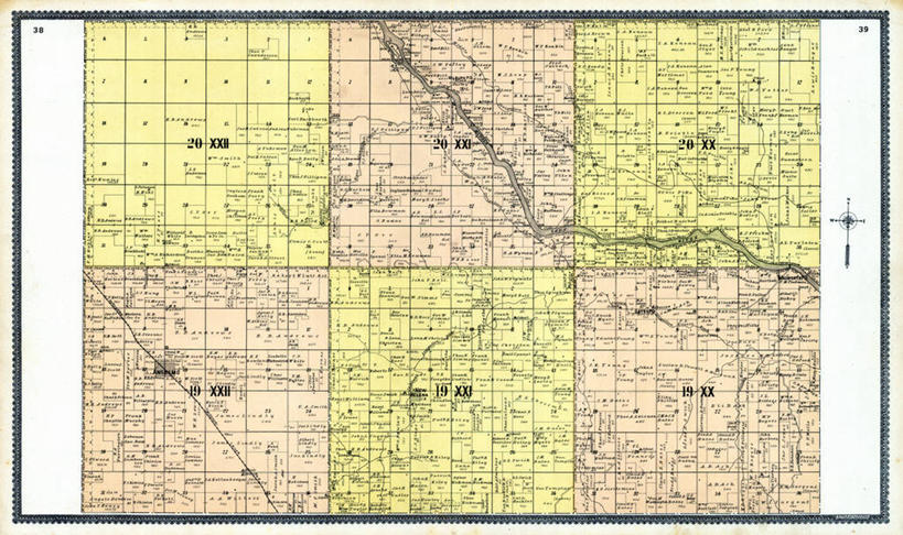 无人,横图,地图,大门,首都,历史,古董,内布拉斯加,彩图,地图学