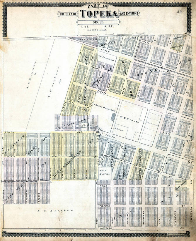 无人,竖图,城市,地图,美国,城镇,历史,古董,北美,北美洲,美洲,首府,北亚美利加洲,亚美利加洲,堪萨斯,堪萨斯州,向日葵之州,向日葵州,托皮卡,托尼卡,彩图,美利坚合众国,地图学