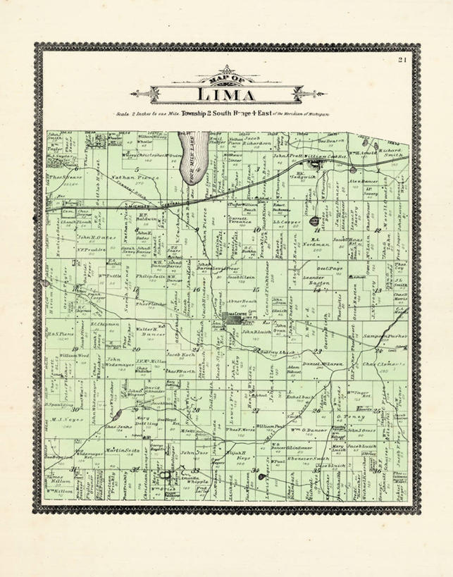 无人,竖图,地图,美国,历史,古董,北美,北美洲,美洲,利马,北亚美利加洲,亚美利加洲,密歇根,密歇根州,貂熊州,狼獾之州,狼獾州,彩图,美利坚合众国,地图学