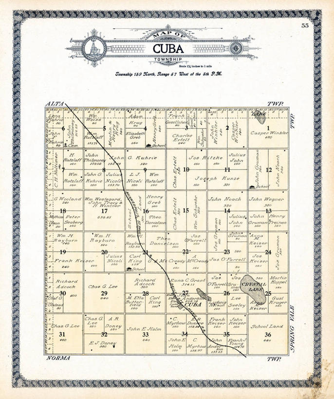 无人,竖图,地图,古巴,历史,古董,北达科他州,彩图,地图学
